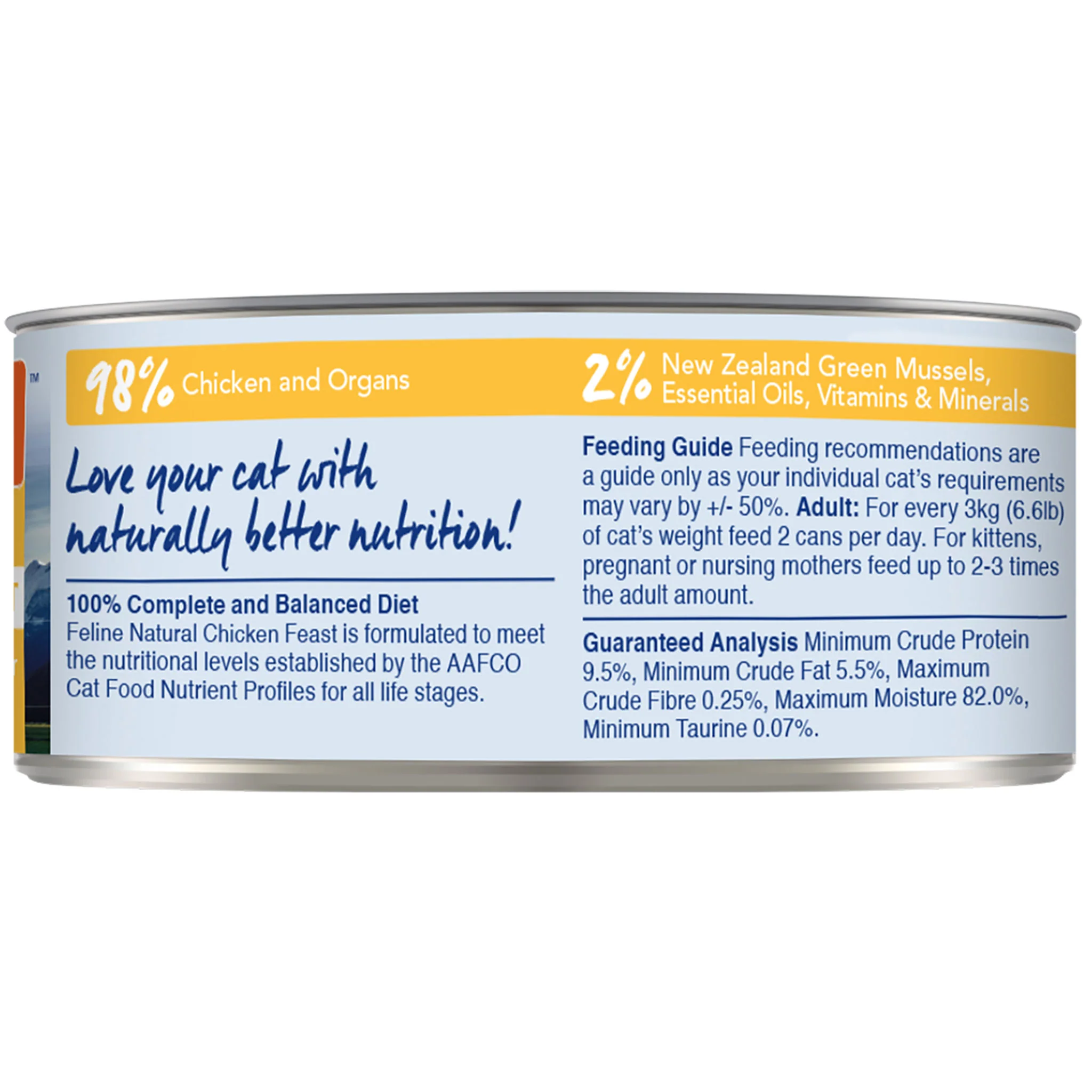 Feline Natural Chicken Feast Canned Cat Food - Image 4