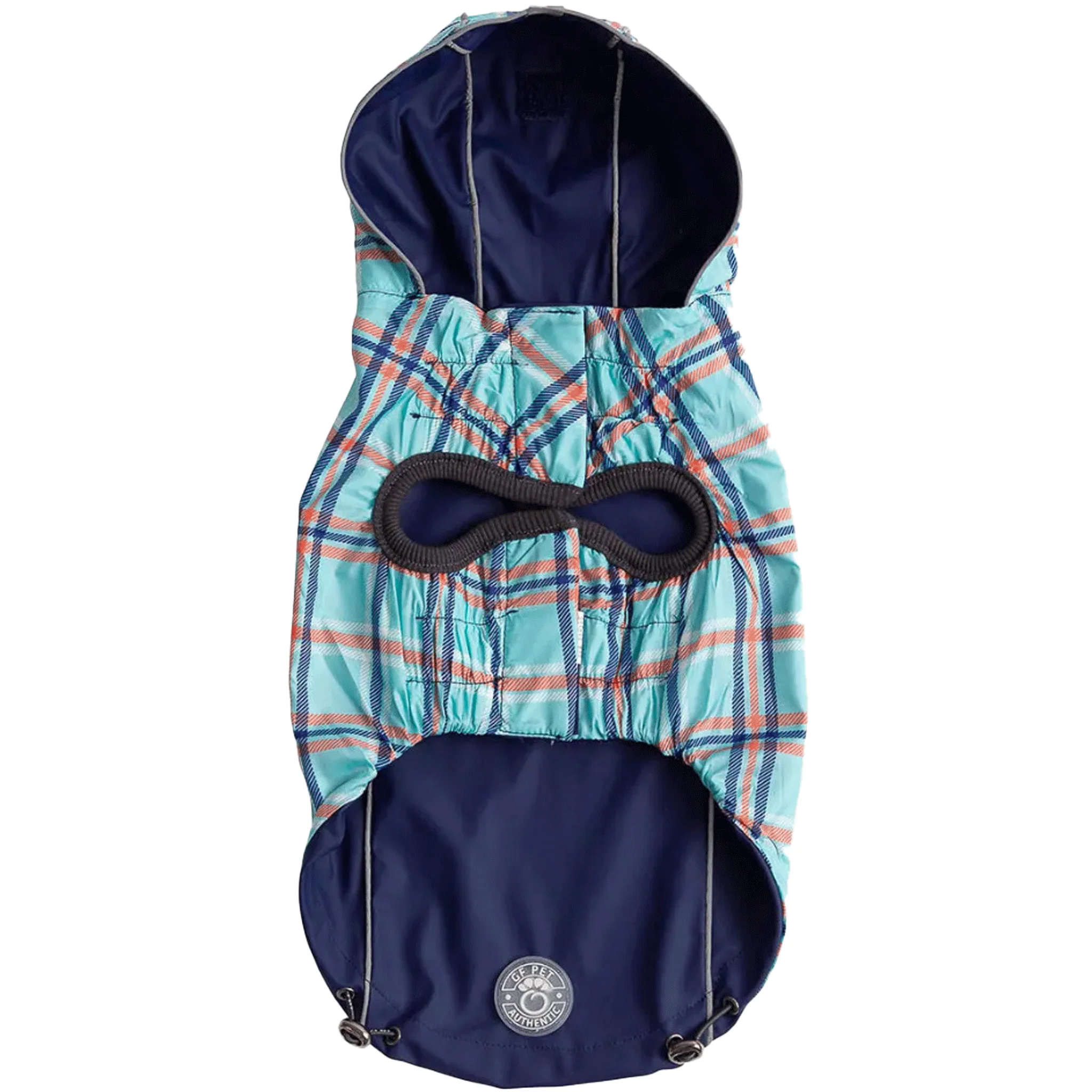 GF Pet Reversible Navy Dog Rain Jacket - Image 3