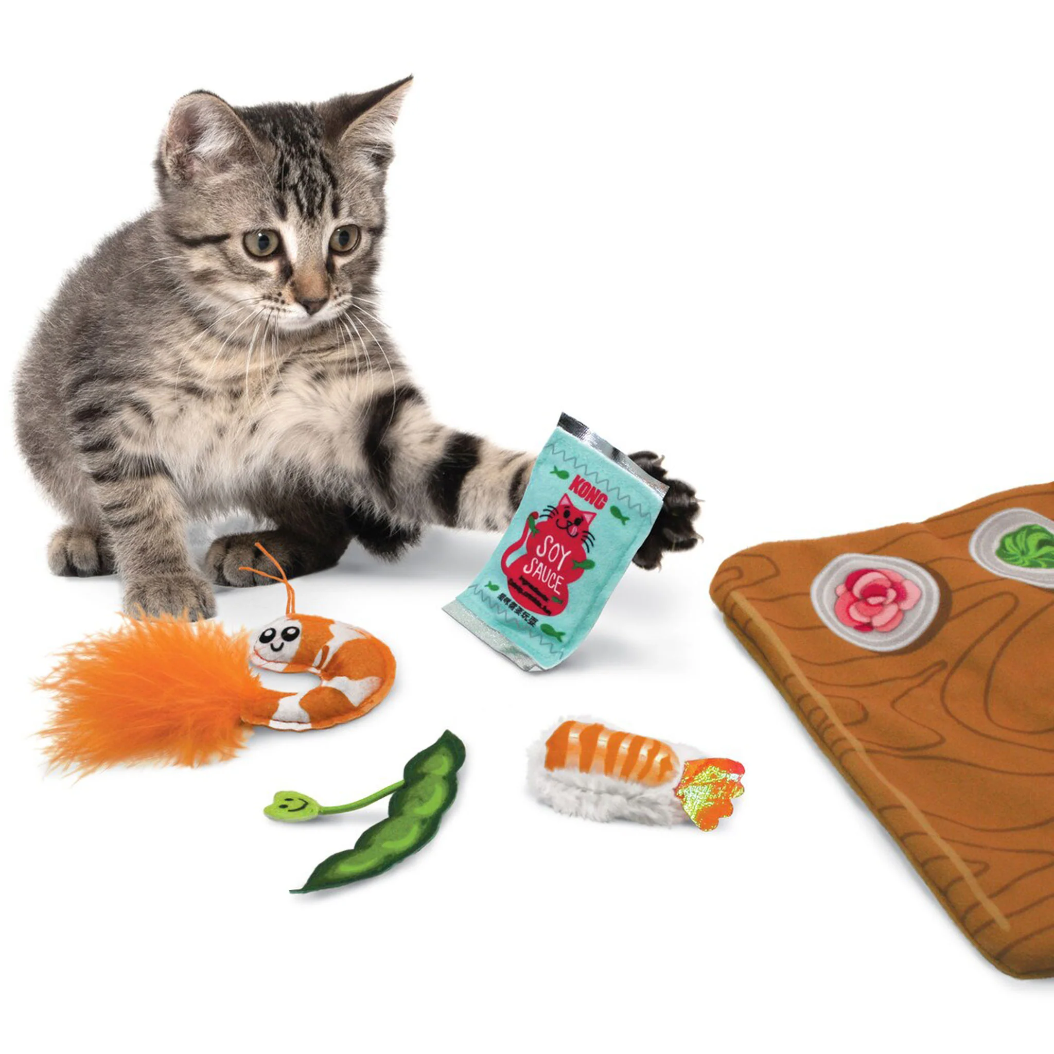 Kong Pull-a-partz Sushi Multi Cat Toys - Image 3