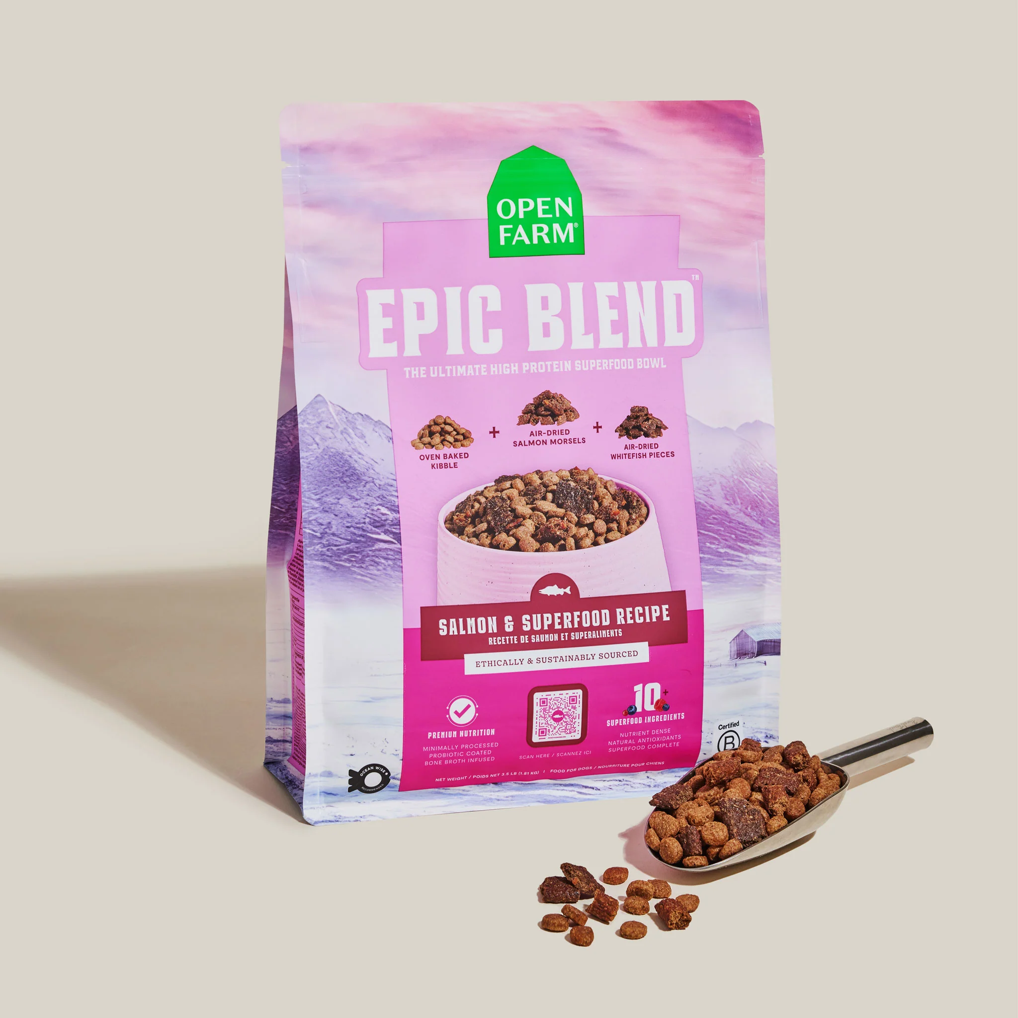 Open Farm Epic Blend Salmon & Superfood Recipe - Image 4