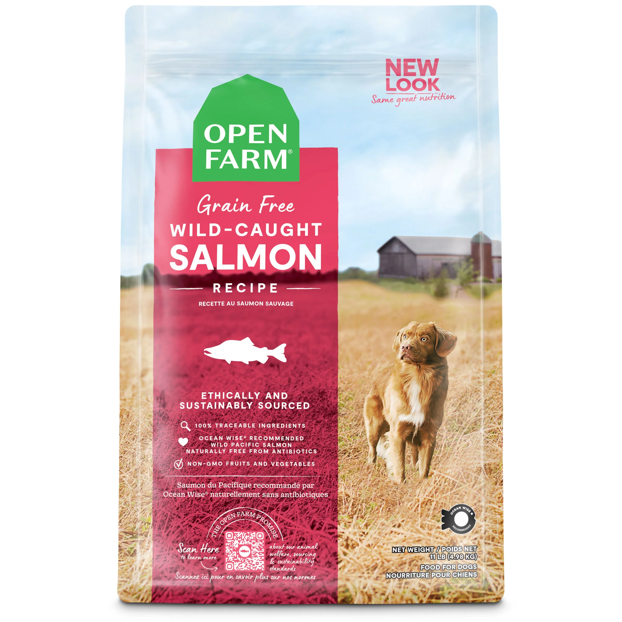 Open Farm Homestead Wild Caught Salmon Dry Dog Food - Image 3