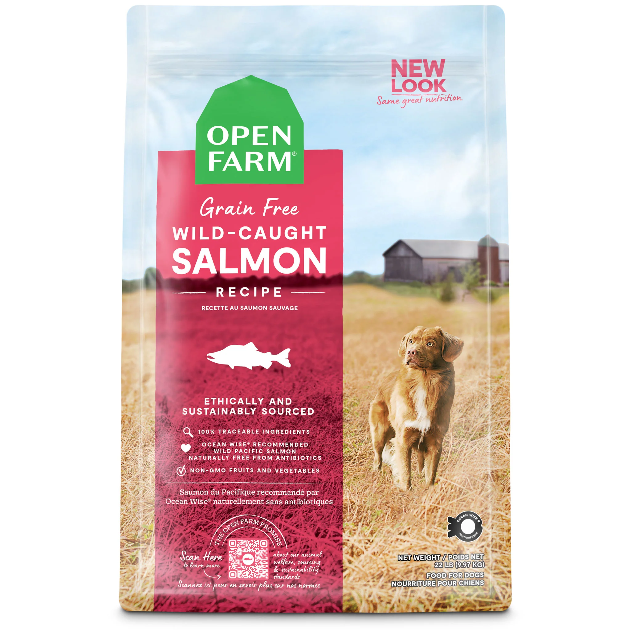 Open Farm Homestead Wild Caught Salmon Dry Dog Food - Image 4