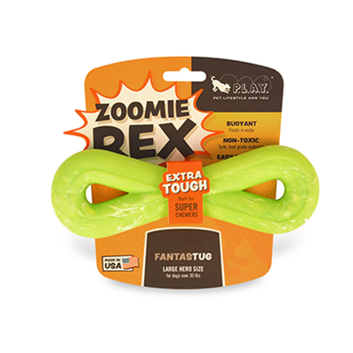 P.L.A.Y. ZoomieRex Tug Dog Toy - Image 3