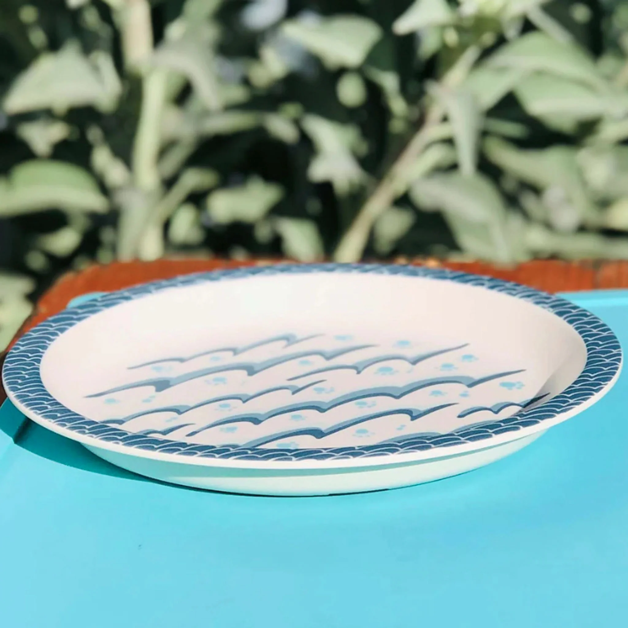 Ore Pet Bamboo Pet Bowl Waves Cat Bowls - Image 3