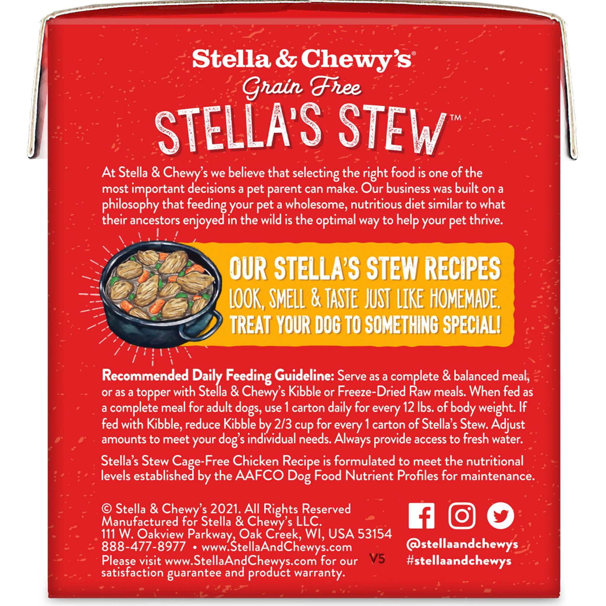 Stella & Chewy's Cage-Free Chicken Recipe Dog Stew - 11oz - Image 3