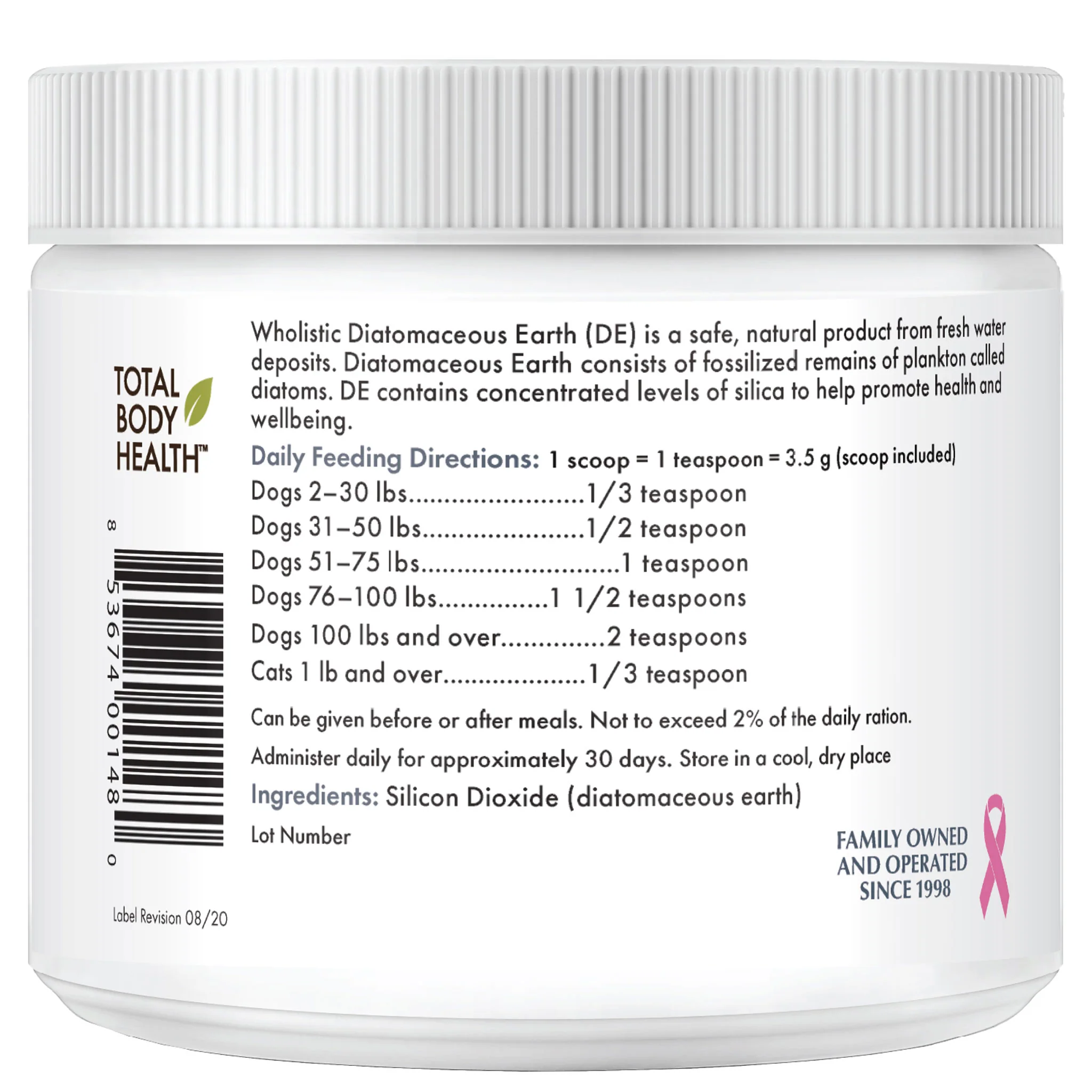 Wholistic Pet Organics Diatomaceous Earth - Image 3