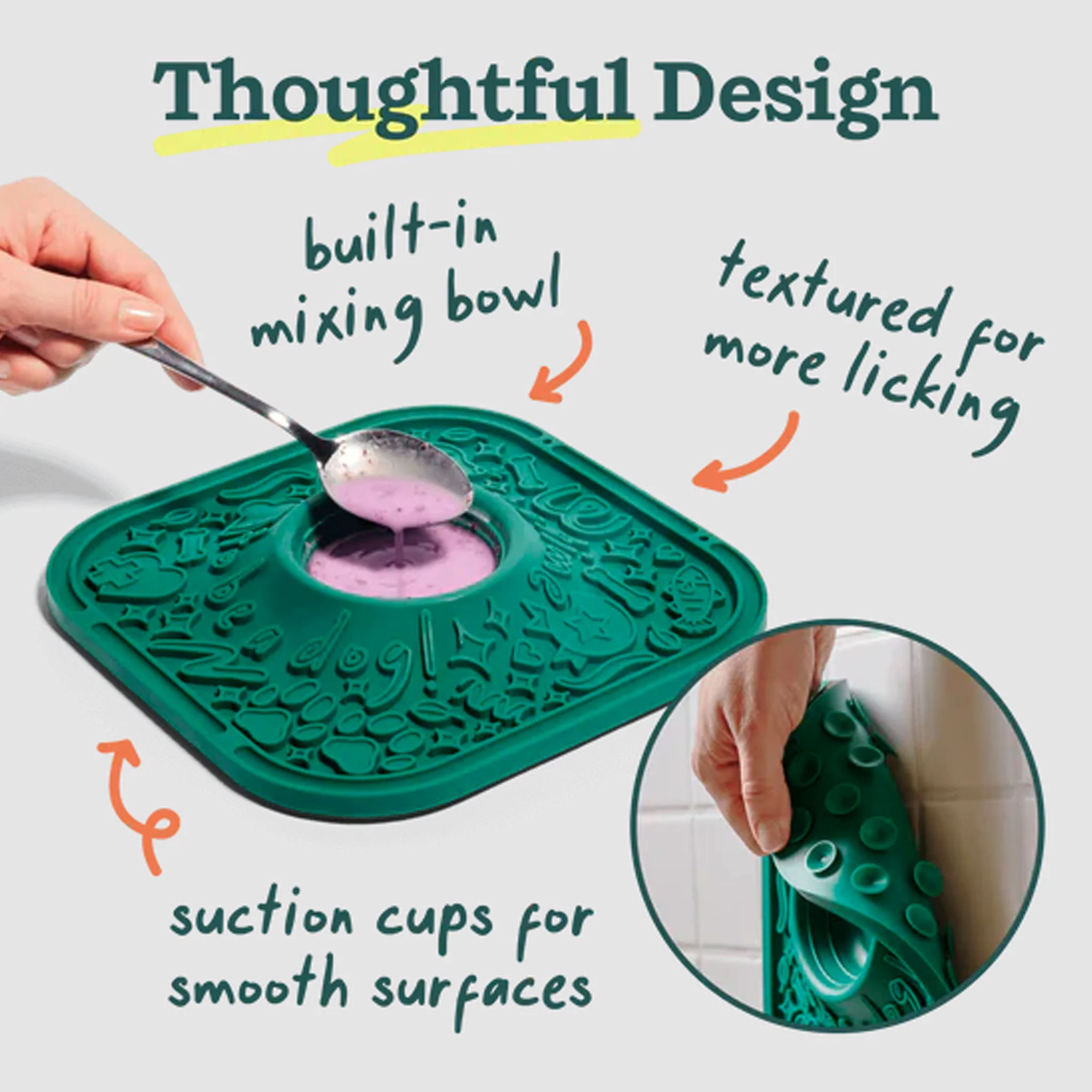 Woof LickMat - Green - Image 4