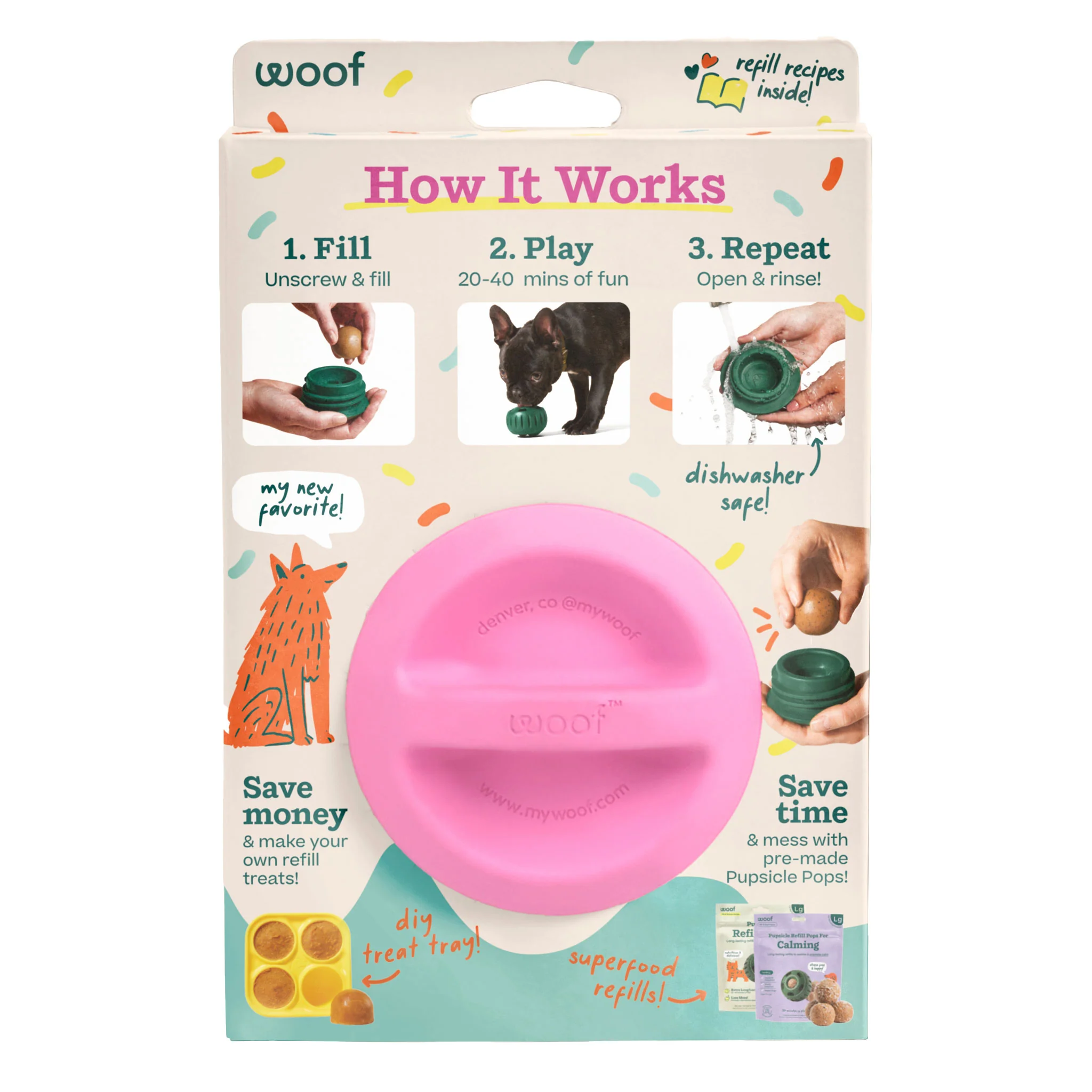 Woof Pupsicle Birthday - Pink - Image 3