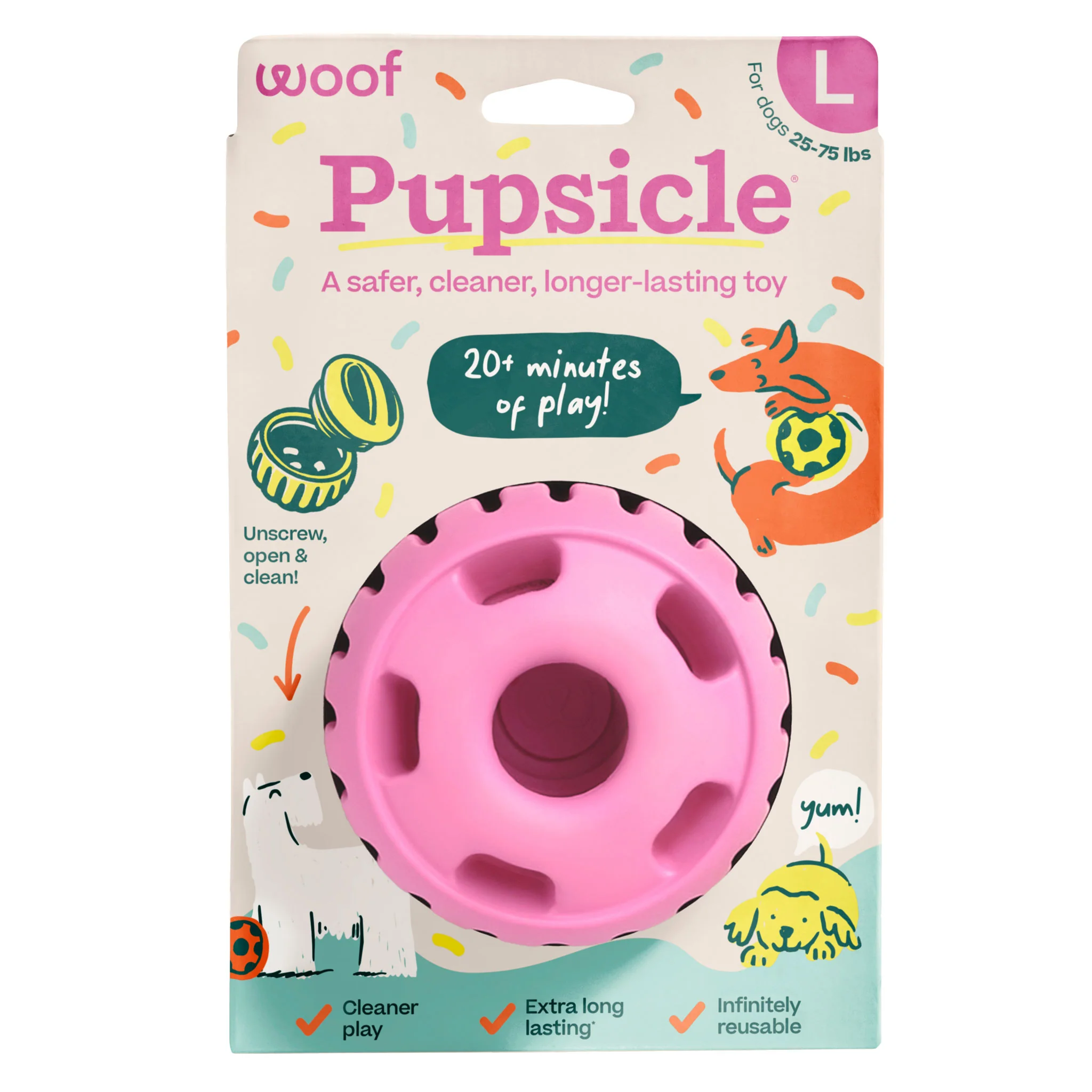 Woof Pupsicle Birthday - Pink - Image 4