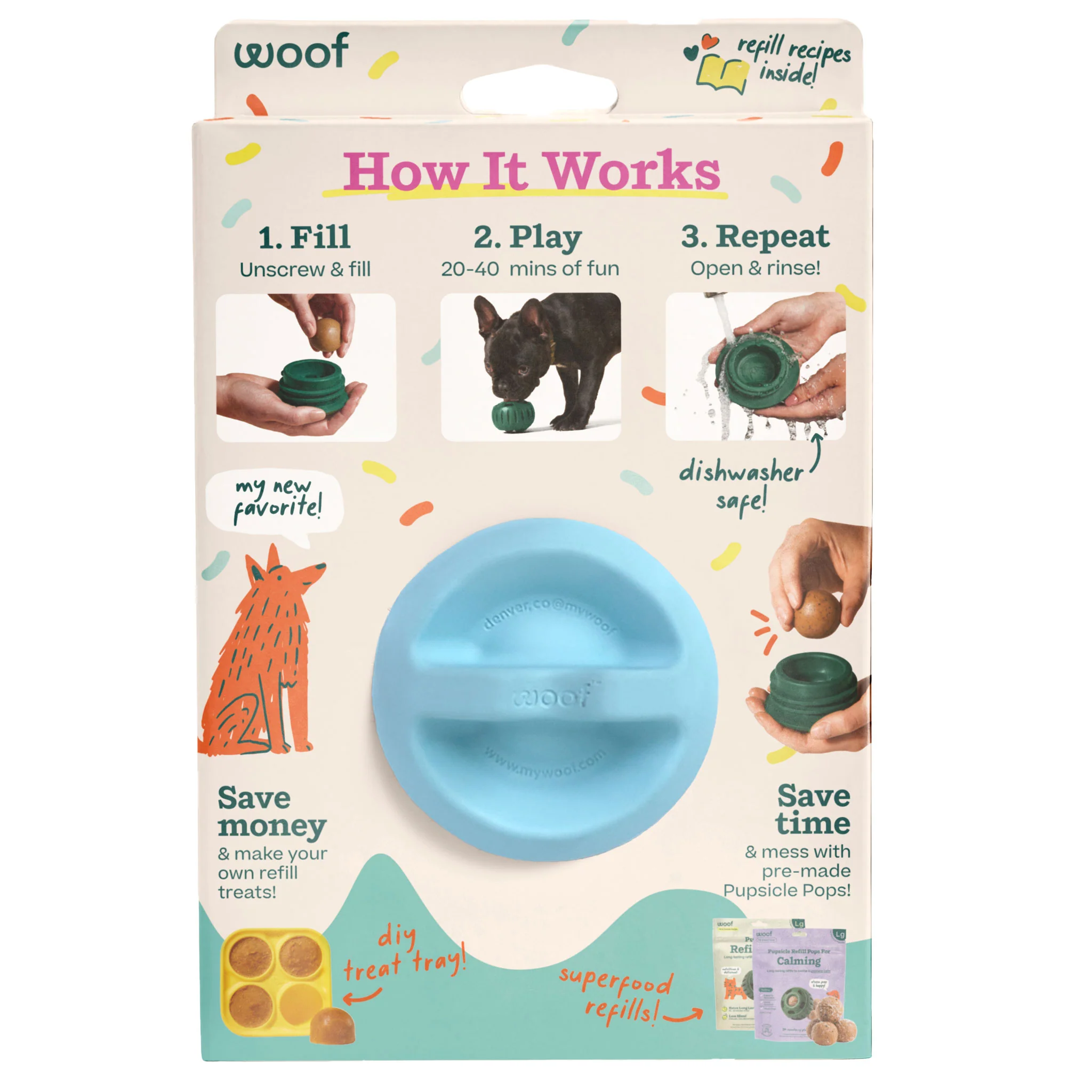 Woof Pupsicle - Blue - Image 3