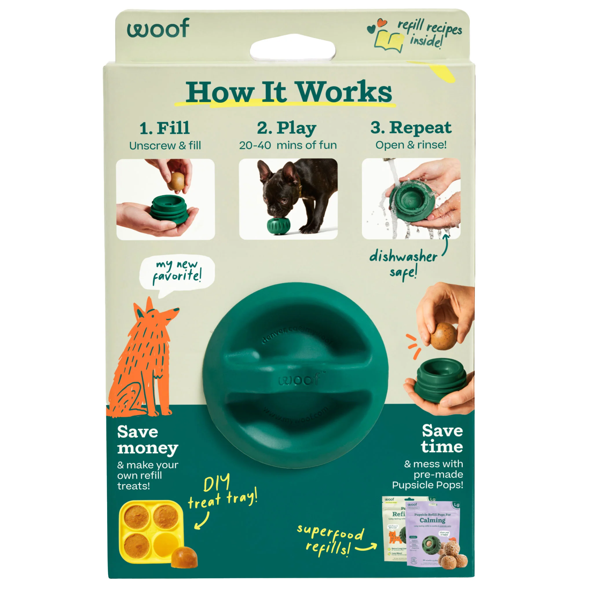 Woof Pupsicle - Green - Image 3